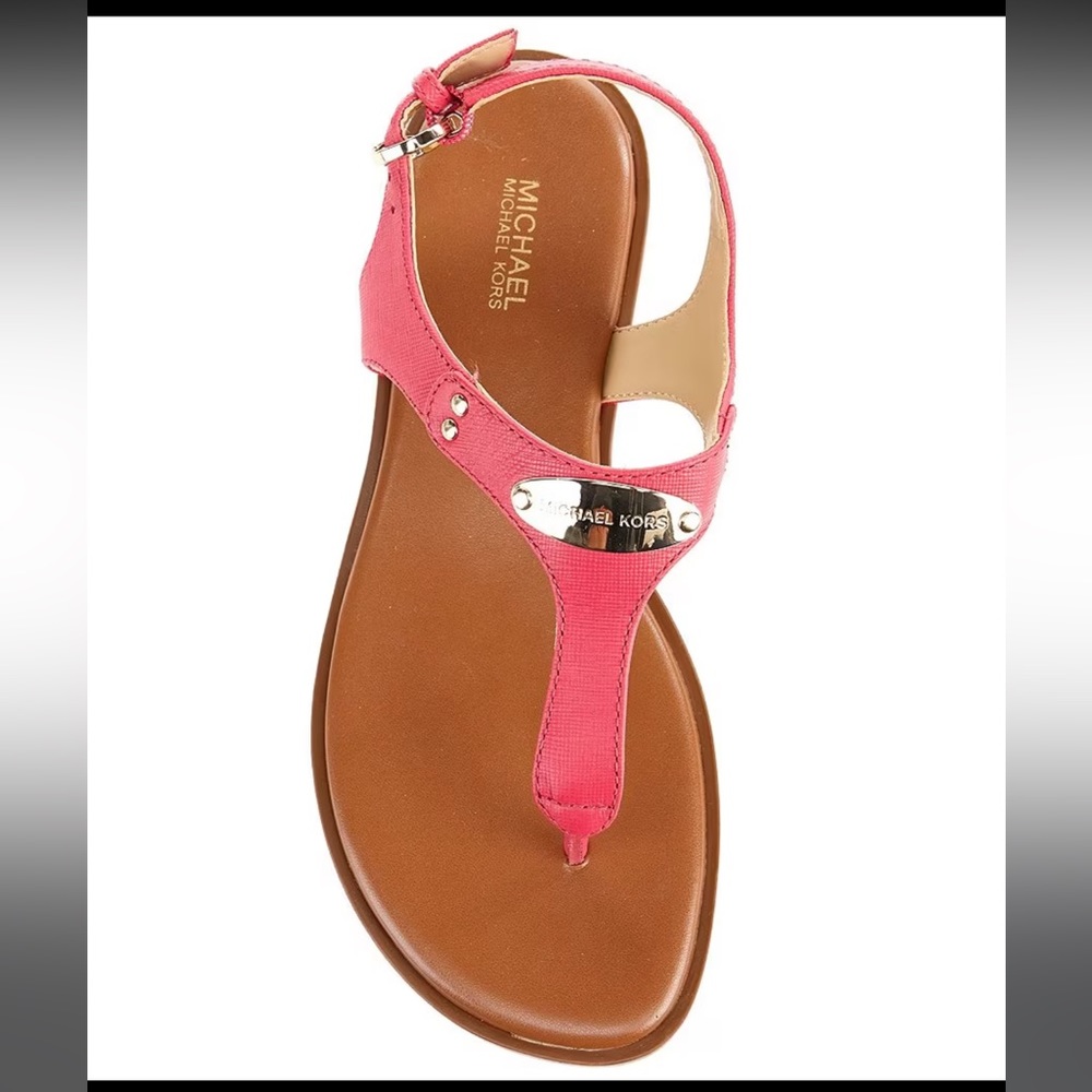 Michael kors plated sandals size 10